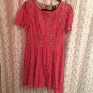 Pink Lace Dress